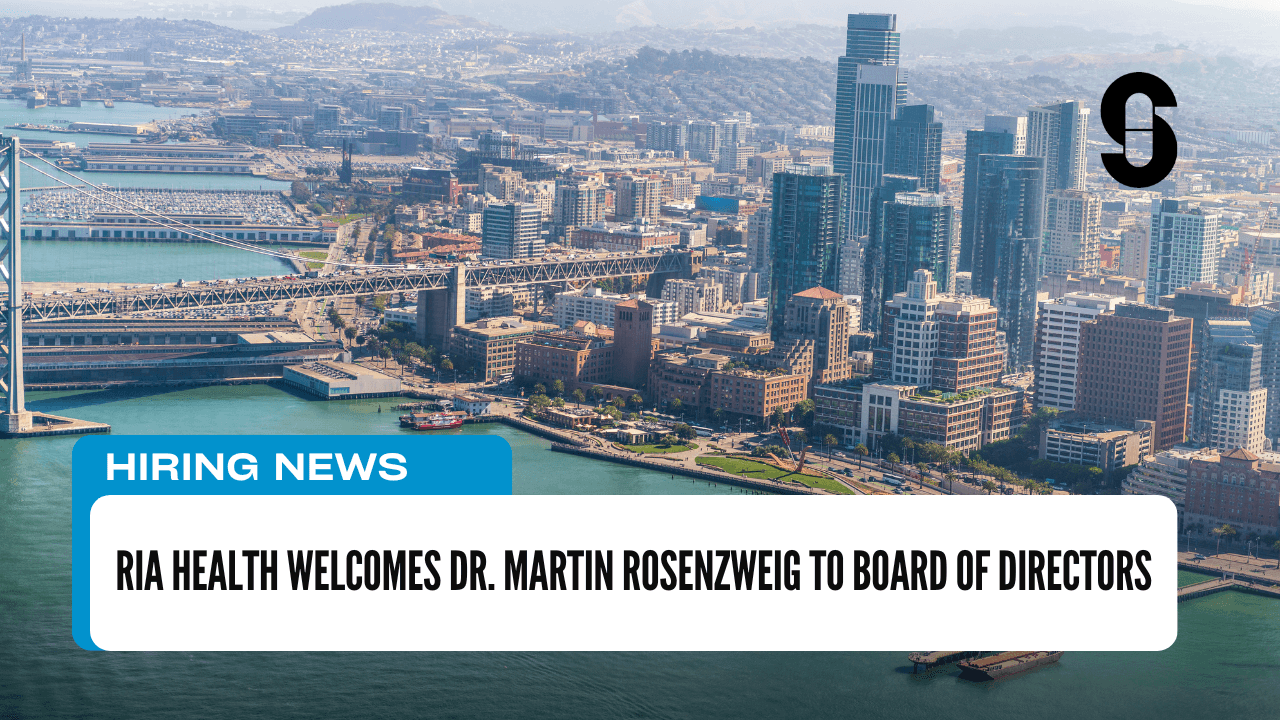 Thumbnail for Ria Health Welcomes Dr. Martin Rosenzweig to Board of Directors